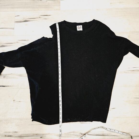 Planet by Lauren G One-Shoulder Cutout Pima Cotton Modal Knit Top - Picture 4 of 5